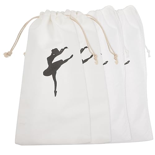 BESTonZON 3 Sätze Tanzschuhe Aufbewahrungstasche Taschen Für Ballettschuhe Tanzschuhbeutel Tasche Für Tanzschuhe Ballettschuhspeicher Ballettschuhtaschen Für Frauen Polyester 4 Stück * 3 von BESTonZON