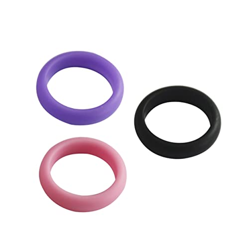 BESTonZON 3 Stück Silikonring Für Damen Ringfrauen Sportringe Ringe Für Den Sport Silikon Ehering BESTonZON 3 Stück Silikonring Für Damen Ringfrauen Sportringe Ringe Für Den Sport Silikon Ehering von BESTonZON