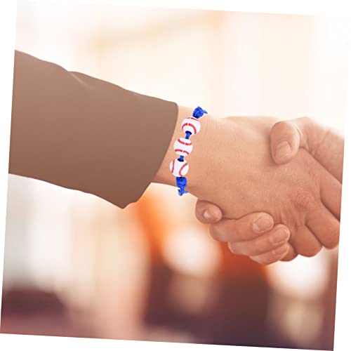 BESTonZON 30stücke Baseball-armbänder Für Jungen Und Mädchen Sport-armbänder Aus Hochwertigem Material Geflochtene Handkettensets Als Party-geschenke von BESTonZON