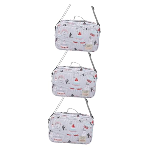 BESTonZON 3st Kinderwagen Tasche Reisewindeltasche Reisebrieftasche Babywindeln Windelorganisator Reisezubehör Kinderwagentasche Umhängetasche Outdoor-zubehör Geschenk Mutter Polyester Bote von BESTonZON