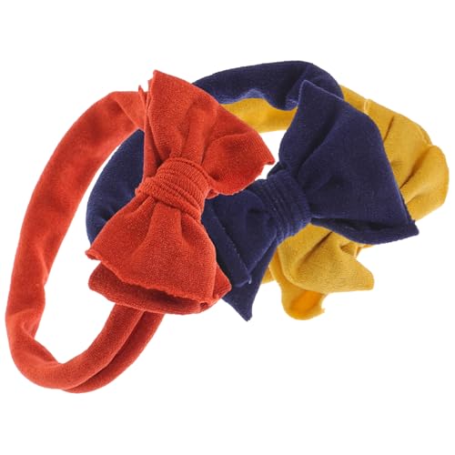 BESTonZON 3st -stirnband Geburtstag Haar Tragen Stirnbänder Haarbänder Für Kinder Stirnbänder Für Die Babyparty Kreativer Kopfschmuck Haarband Für Kinder Bowknot-haarbänder Elasthan BESTonZON 3st -stirnband Geburtstag Haar Tragen Stirnbänder Haarbänder Für Kinder Stirnbänder Für Die Babyparty Kreativer Kopfschmuck Haarband Für Kinder Bowknot-haarbänder Elasthan von BESTonZON