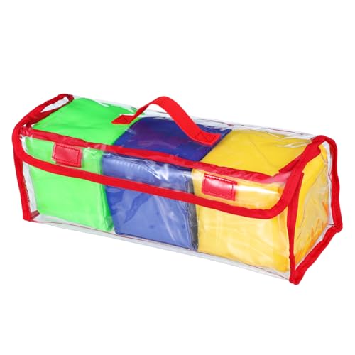 BESTonZON 3stücke Würfel Mit Einstecktaschen Spielwürfel Mit Taschen Lern-taschenwürfel Pädagogisches Lernspielzeug Kartenhalter-würfel Für Unterricht von BESTonZON