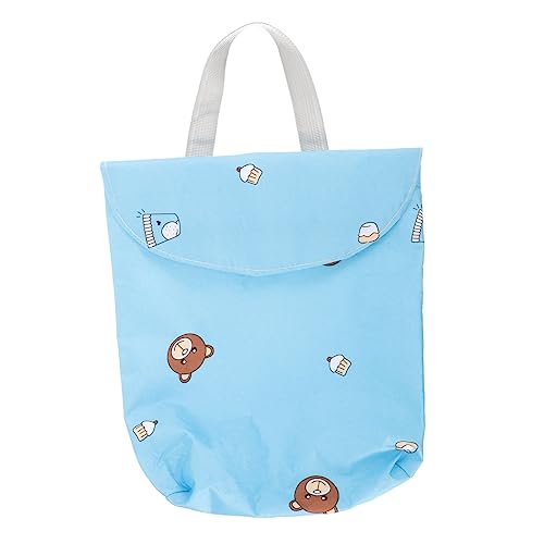 BESTonZON 4 Stück Aufbewahrungstasche Für Windeln Kulturbeutel Wickeltaschen-Essentials Windeltasche Zaunpfosten Halterungen Babywindeln Reisen Haushalt Veranstalter Pongé-Material von BESTonZON