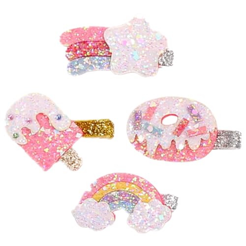 BESTonZON 4 Stück Haarklammer Niedliche Haaraccessoires Haar Haarschmuck Für Damen Haarschmuck Für Mädchen Haarnadel Für Mädchen Süße Haarspangen Frauen Haarnadeln Metall von BESTonZON