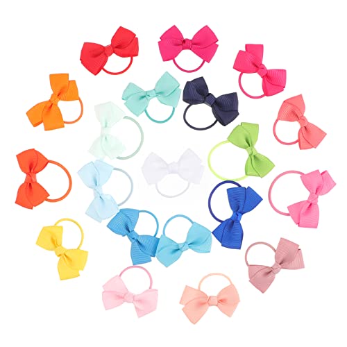 BESTonZON 40stücke Bunte Haarschleifen Für Mädchen Elastische Haargummis Für Junge Mädchen Und Frauen Als Haarschmuck Für Jeden Anlass Sicher Und Bequem Für Kleinen von BESTonZON