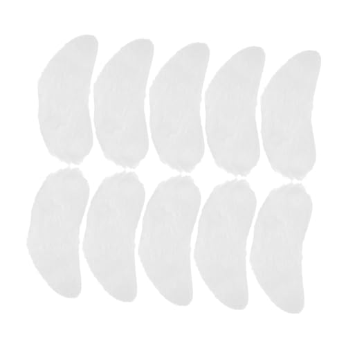 BESTonZON Realistisches Weihnachtsmann-augenbrauen-set 5 Paar Weiße Künstliche Augenbrauen für Das Weihnachtsmann-kostüm von BESTonZON