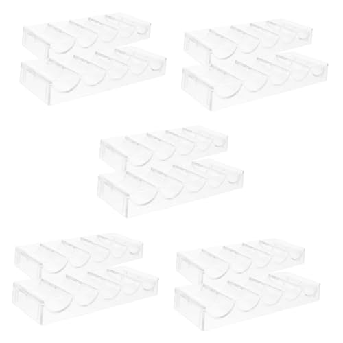 BESTonZON 5 Sätze Chip-Box Pfannen-Organizer Aufbewahrungsregal Für Die Küche Karten Pokerchip-aufbewahrung Acryl-chip-Organizer Praktisches Chip-etui Chip-zubehör Transparent 2 Stück * 5 BESTonZON 5 Sätze Chip-Box Pfannen-Organizer Aufbewahrungsregal Für Die Küche Karten Pokerchip-aufbewahrung Acryl-chip-Organizer Praktisches Chip-etui Chip-zubehör Transparent 2 Stück * 5 von BESTonZON