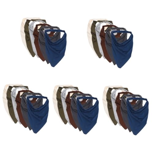 BESTonZON 5 Sätze Teiliges Boho Haarbandana Für Frauen Elastische Kopfbandanas Pastellfarben Atmungsaktive Langlebige Haarschmuck 6 Stück * 5 von BESTonZON