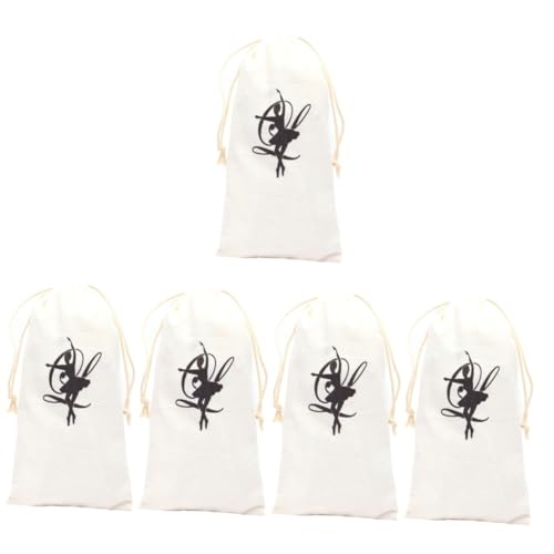 BESTonZON 5 Stück Tanzschuh Aufbewahrungstasche Ballettschuhtasche Tanztasche Für Halter Ballettschuhe Mädchen Tanzen Balletttasche Schuhbeutel Praktische Schuhaufbewahrungstasche von BESTonZON