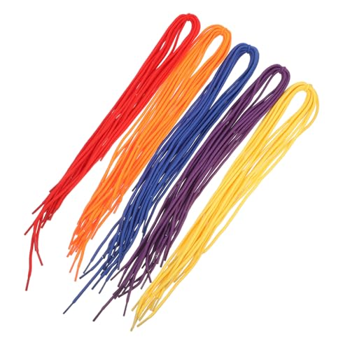 BESTonZON 50 Stück Teiliges Schnürsenkel Perlen für runde Schnürsenkel zum Fädeln Fördert Feinmotorik und Kreativität für Kindergarten Spiele und Frühkindliche Bildung von BESTonZON