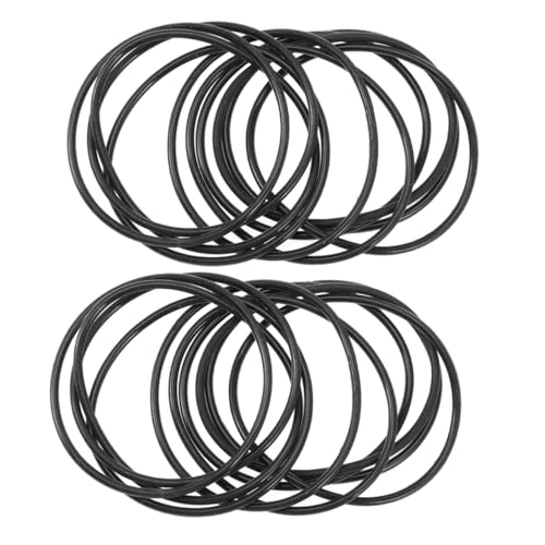 BESTonZON 50Stücke Elastische Silikon Armbänder Vielseitig Haarseil und Handring für Sicher und Bequem für Altersgruppen von BESTonZON