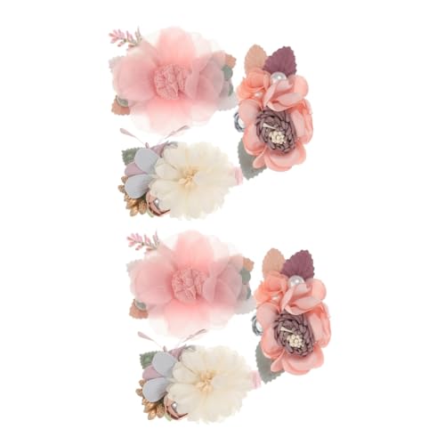 BESTonZON 6 Stück Blumen Haarspangen Haarspangen Für Kleinkinder Mädchen Für Mädchen Accessoires Für Clips Für e Kleinkind Accessoires von BESTonZON