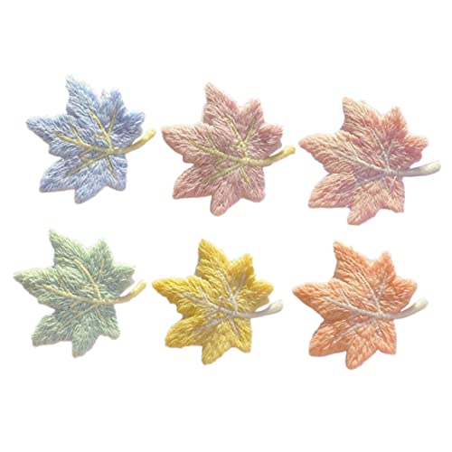 BESTonZON 6 Stück Haarspangen Feen Accessoires Für Damen Haarspangen Für Kinder Herbst Haarnadeln Aus Stoff von BESTonZON