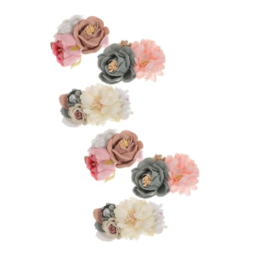 BESTonZON 6 Stück Haarspangen Haarspangen Für Haare Haarschmuck Mädchen Haarschmuck Für Haargummis Haargummis Mädchen Schleifen Für Haare Metall von BESTonZON