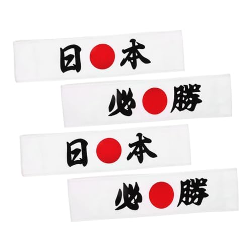 BESTonZON 8stücke Japanisches Stirnband Mit Ninja-Druck Karate-Stirnband Für Junge Mädchen Und Erwachsene Sushi-Chef-Bandana Geeignet Für Samurais-Cosplay Und Küchen-zubehör Atmungsaktiv Sch von BESTonZON