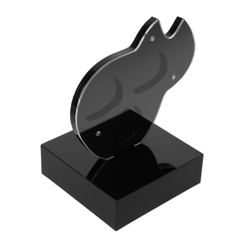 BESTonZON Acryl Gitarrenplektrumhalter Staubdicht Pick Aufbewahrungsbox Schickes Design Kompaktes Organizer Für Gitarristen Studio Zuhause von BESTonZON