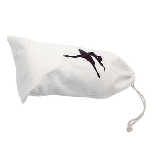 BESTonZON Canvas Ballettschuhe Tasche Kordelzug Aufbewahrung Beutel Strapazierfähig Vielseitig Für Tanzschuhe Mädchen Reise Gym Outdoor von BESTonZON