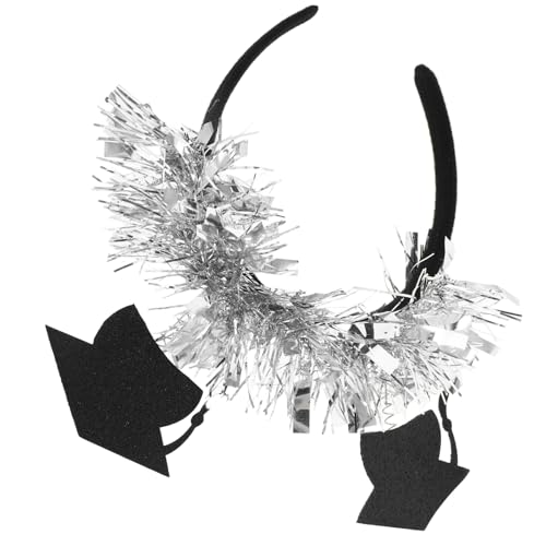 BESTonZON Abschlussmütze Stirnband Mini Hut Stirnband Für Feiern Haar Accessoire Abschlusskostüm Zubehör Modisches Design Bequeme Handwerkskunst Vielseitig Für Veranstaltungen Einfache von BESTonZON