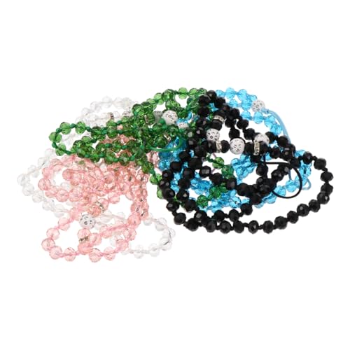 BESTonZON Charms-Armbänder 5st Handy-schlüsselband Aus Kristall Perlen-handy-umhängeband Armband Armbänder Lanyards Für Ausweise Charm-armbänder Halter Fräulein Nylonseil Charme Geldbörse von BESTonZON