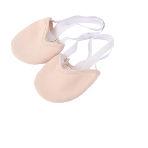 BESTonZON Dance Toe Schuhspitze Socke aus Gestrickter Baumwolle Halbsohle Ballettschuh für Balletttänzerinnen und Rhythmische Sport Hautfarben S von BESTonZON