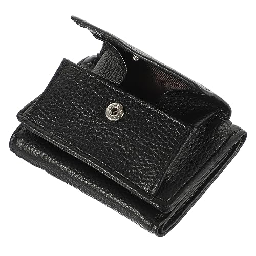 BESTonZON Geldbörse Papiergeldtasche Kartenorganisator Portemonnaie Kartenaufbewahrungsbox Brieftasche Mit Klappe Ausweishalter Pu-Leder Anti-entmagnetisierung Muschelschale Lagerregal von BESTonZON