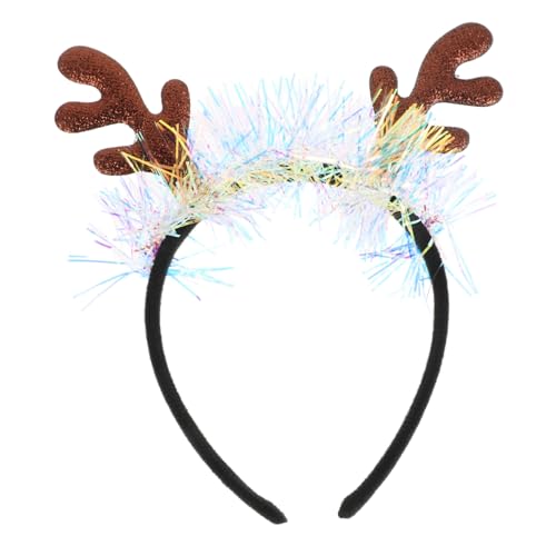 BESTonZON Glitzernde Rentiergeweih Stirnband Für Weihnachten Einzigartige Haaraccessoires Für Frauen Und Mädchen Für Festliche Kostüme Und Feiertagsfeiern Bequem Und Vielseitig von BESTonZON