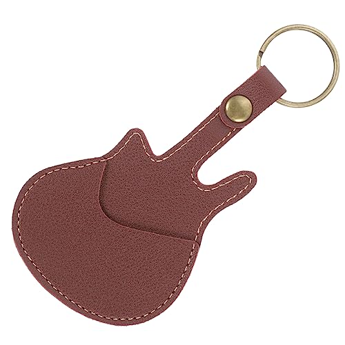 BESTonZON Guitar Pick Organizer Schlüsselanhänger Pu- Praktische Tasche Für Gitarrenplektren Und Zubehör Leicht Tragbar Und Langlebig Für Gitarristen Und Musiker BESTonZON Guitar Pick Organizer Schlüsselanhänger Pu- Praktische Tasche Für Gitarrenplektren Und Zubehör Leicht Tragbar Und Langlebig Für Gitarristen Und Musiker von BESTonZON