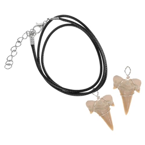 BESTonZON Haifischzahn Anhänger Halskette Mit Haifischzähnen Dekor Charm Für Männer Kindergeschenke Urlaub Tragbar Verstellbar Leicht Auszuziehen BESTonZON Haifischzahn Anhänger Halskette Mit Haifischzähnen Dekor Charm Für Männer Kindergeschenke Urlaub Tragbar Verstellbar Leicht Auszuziehen von BESTonZON