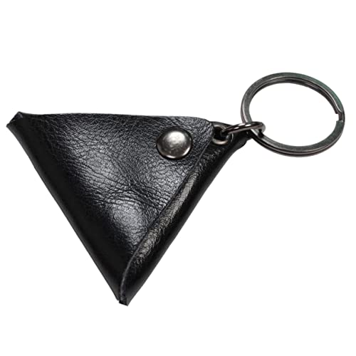 BESTonZON Halter für gitarrenpickel dreieckiger eisend akkustikgitarre Key Chain Werkzeugständer E-Gitarren-Picks Aufbewahrungstasche für Gitarrenpicks Gitarrenzubehör Black von BESTonZON