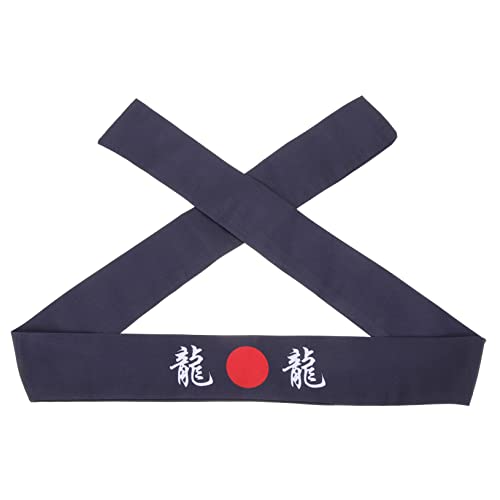 BESTonZON Japanisches Haarband Sushi-koch-kostüm Am Stirnband Binden Stirnband Trainieren Karate-zubehör Übungsstirnband Kopfbinden Stirnbänder Turbane Für Drachenwort Student Stk Baumwolle von BESTonZON