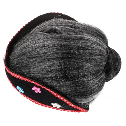 BESTonZON Kostüm Perücke Für Graue Kunsthaar Perücke Für Für Halloween Cosplay Party Und Schulaufführungen von BESTonZON