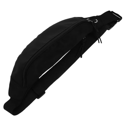 BESTonZON Mikrofontasche Bauchtasche Für Kinder Schmale Bauchtasche Kinder Hüfttasche Mikrofonständertasche Mikrofon Fall Camping Hüfttasche Praktische Lauf-hüfttasche Black Oxford-Stoff von BESTonZON