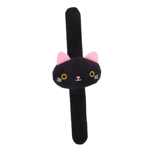 BESTonZON Plüsch Katzen Schnapparmband Niedliches Tierdesign Leichtes Party Armband Kuscheliges Langlebiges Freundschaftsarmband für Accessoire zum Mitnehmen von BESTonZON