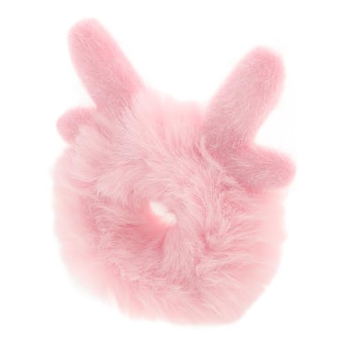 BESTonZON Elastisches Haargummi Mit Fleece-fellball Für Mädchen Niedlicher Cartoon-haargummi Für Perfekten Pferdeschwanz Flauschiges Haaraccessoire Für Herbst Und Winter von BESTonZON