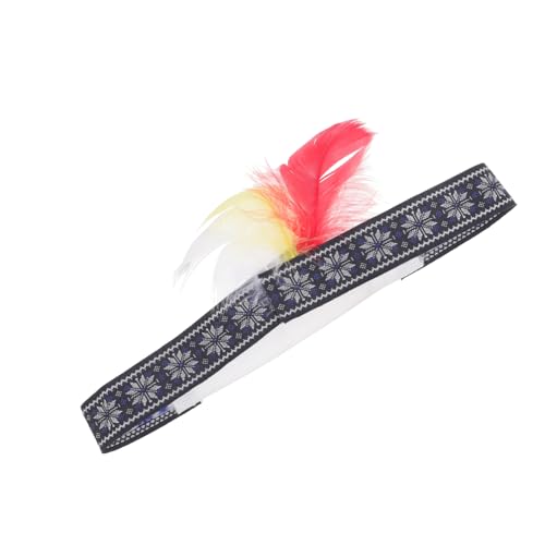 BESTonZON Plume Haarband Für Mädchen Leicht Und Bequem Für Karneval Cosplay Partys Und Hochzeiten Verziert Mit Bunten Federn Ein Einzigartiges Accessoire Für Besondere Anlässe von BESTonZON