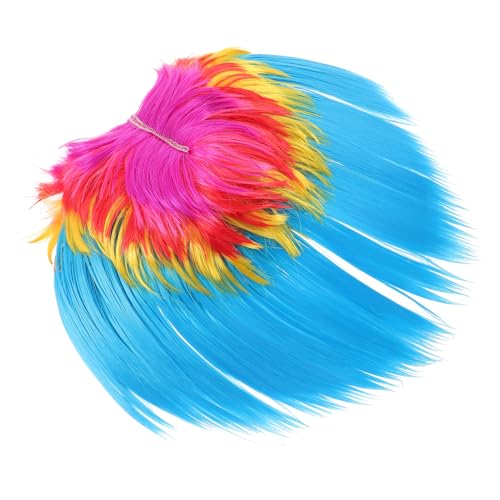 BESTonZON Masquerade Perücke Buntem Design Kreative Punk-party-wig Für Kostümpartys Und Cosplay Sichere Passform Für Unvergessliche Auftritte Vielfältige Farbvarianten von BESTonZON