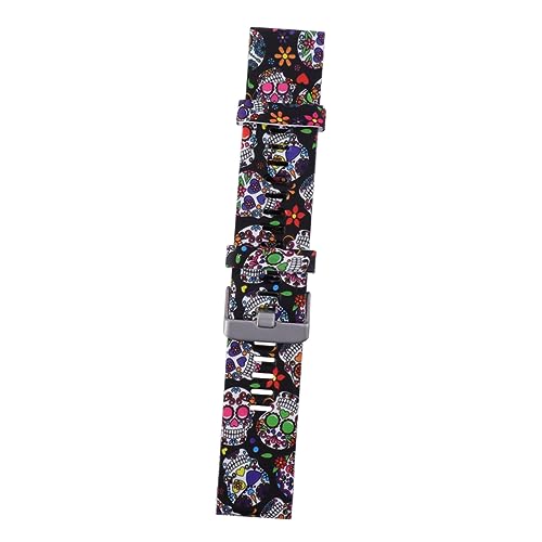 BESTonZON Silikonband Armband Band Ersatz Vorläufer 935 Schnellspannbänder Instinkt-Ersatzbänder Kinder Smartwatch Vintage-Uhr Kinderuhr uhrenarmbänder Drucken Gurt Ersatzriemen Kieselgel von BESTonZON