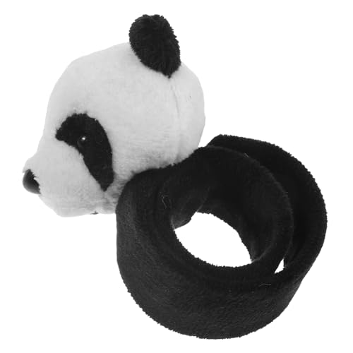 BESTonZON Slap Bracelet Panda Armband Kuscheliges Tierdesign Weiches Material Leichtes Freundschaftsarmband als Mitgebsel für Party und Alltag von BESTonZON