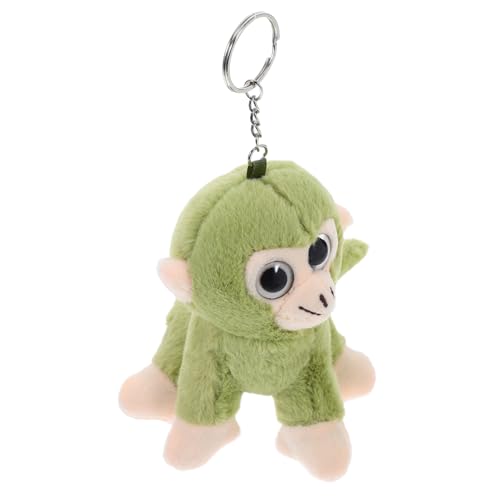 BESTonZON Stofftier Affe Zum Aufhängen Plüsch Schlüsselanhänger Tieranhänger Handtasche Rucksack Geldbörse Taschenanhänger von BESTonZON