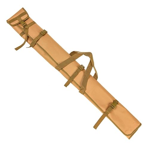 BESTonZON Tasche Für Angelausrüstung Angelsäcke Tasche Für Angelruten Angehen Angel-Aufbewahrungstasche Taschen Angelrucksack Tragbar Angelwerkzeug-Organizer Angeltasche Segeltuch Khaki von BESTonZON