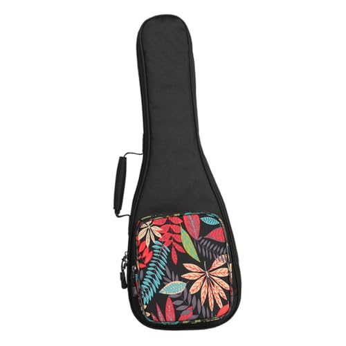 BESTonZON Ukulele Tasche Tragetasche Mit Verdickter Polsterung Schultertasche Für Musikinstrumente Aufbewahrungstasche Mit Gesäßtasche von BESTonZON