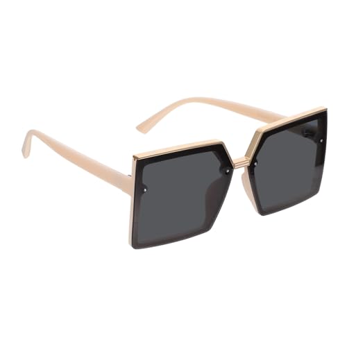 BESTonZON Unisex Sonnenbrille mit Großem Rahmen UV Schutz Modisch Langlebig Tragbar für Damen und Herren Alltag und Party von BESTonZON