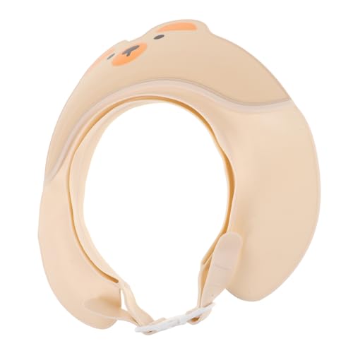 BESTonZON Verstellbare Duschhaube mit Wasserdichtem Schild Schützend für Augen und Ohren Waschhaube mit Süßem Cartoon Design für Sicheres Haarewaschen bei Kleinkindern und Junge Mädchen von BESTonZON