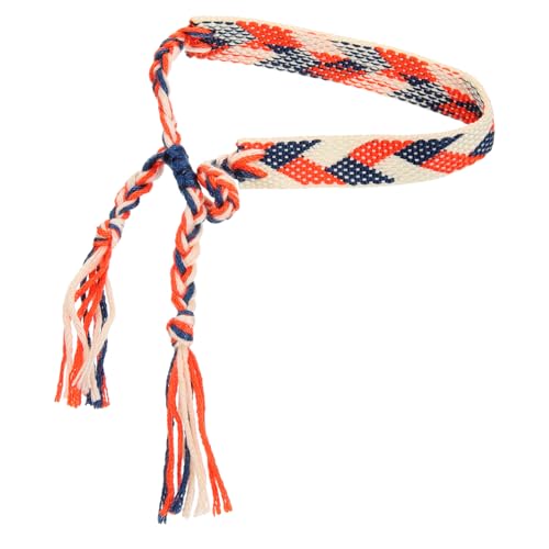 BESTonZON Verstellbares Geflochtenes Freundschaftsarmband für Damen und Herren Handgefertigtes Baumwollarmband im Boho Stil Verstellbares Armband als zur Freundschaft und Geburtstag von BESTonZON