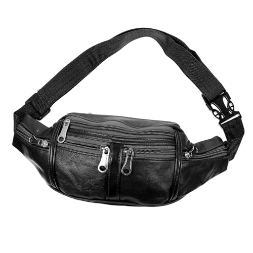BESTonZON Wasserabweisende Outdoor Hüfttasche Sportliche Laufgürtel Tasche für Herren Damen Robust PU Material für Radfahren Wandern Camping und Alltag von BESTonZON