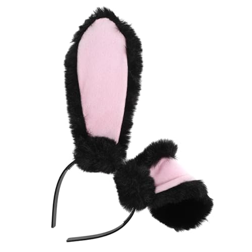 BESTonZON -stirnband Mit Hasenohren Plüsch Kaninchen Ohren Haar Spange Für Party Und Fotos Schöne Kopfbedeckung Für Mädchen von BESTonZON