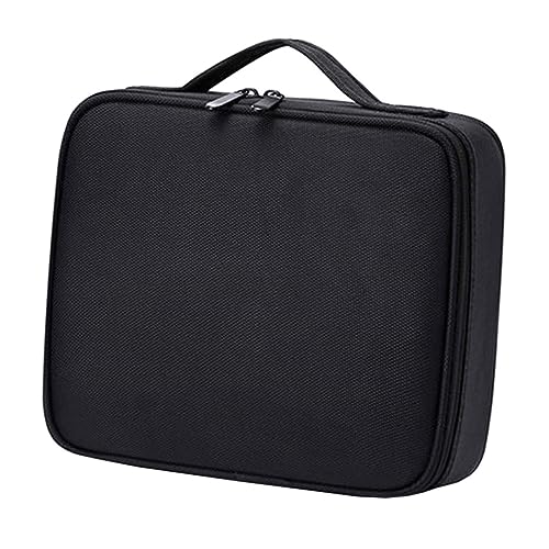 BESTonZON wasserdichte Gepolsterte Audio Tasche mit Schwamm Innenfutter Stoßfest und Geräumig Tragbarer Organizer für Mikrofon und Zubehör für Musiker Unterwegs von BESTonZON