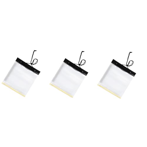 BESTonZON wasserdichte Kartentasche Schreibwarentasche Outdoor Kartentasche Selbstdichtende Tasche Kartentasche Weiß von BESTonZON