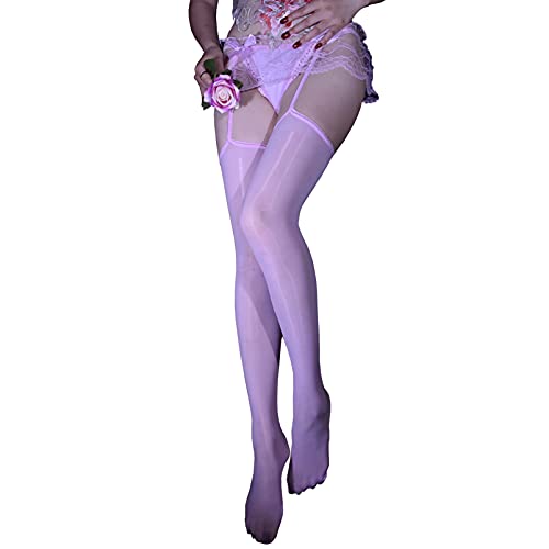 BESYFAY Damen Strapsstrümpfe mit Spitzen-slip und Strumpfhalter Strapse Öl Glänzende Seidenglatt Strumpfhose BESYFAY Damen Strapsstrümpfe mit Spitzen-slip und Strumpfhalter Strapse Öl Glänzende Seidenglatt Strumpfhose von BESYFAY