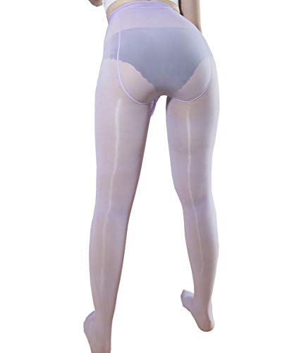 BESYFAY Herren Männer 8 Den Öl Glänzend Strumpfhosen Unterwäsche Durchsichtig Hochelastische Strumpfhose von BESYFAY